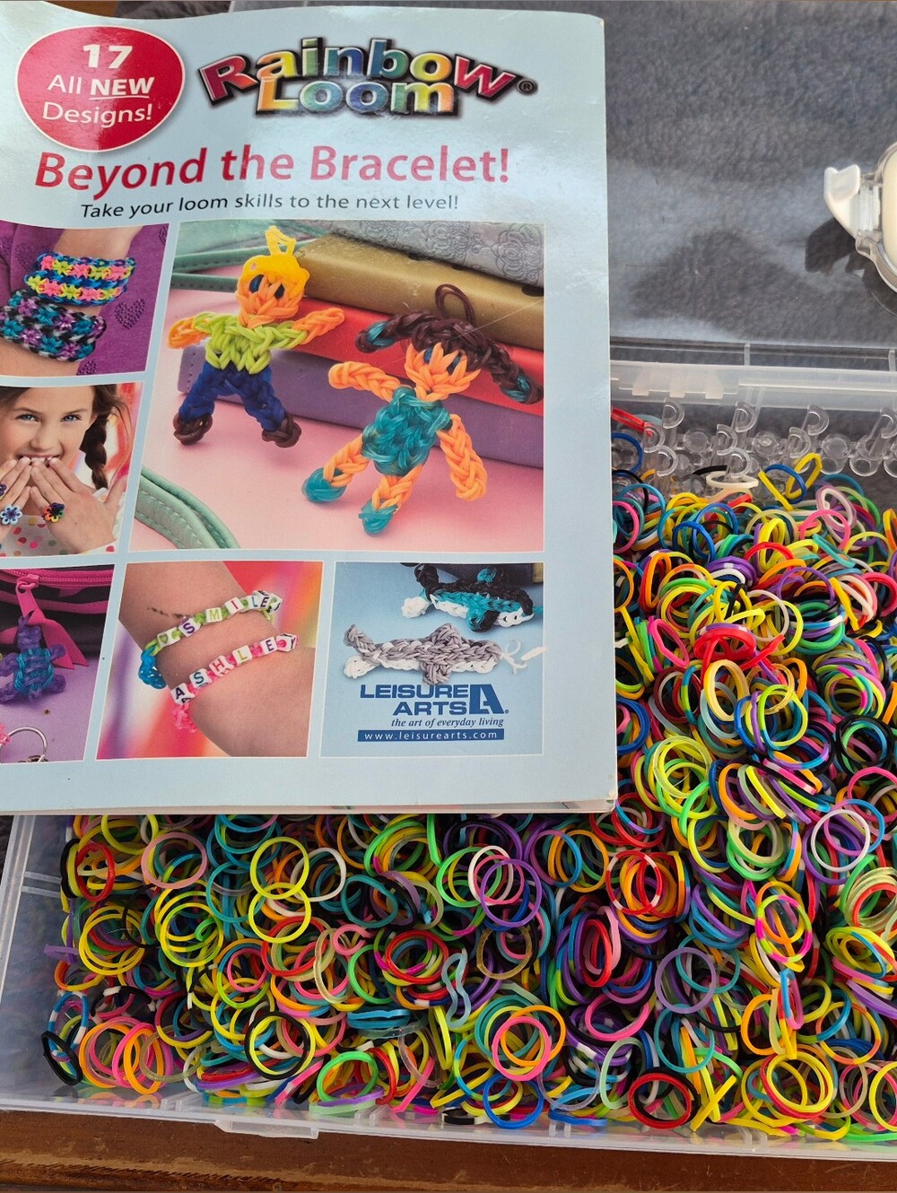 Rainbow Kids Loom Bands Assorted Bright Multicolor Pack